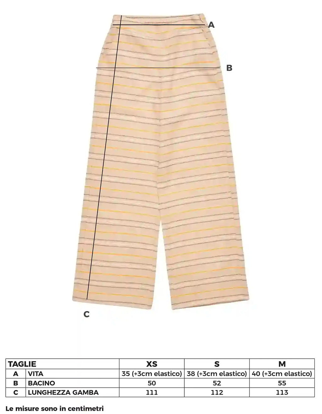 Pantaloni a palazzo in lino