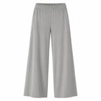 Pantaloni Donna 7/8 in Viscosa di Bamboo – Grigio Perla
