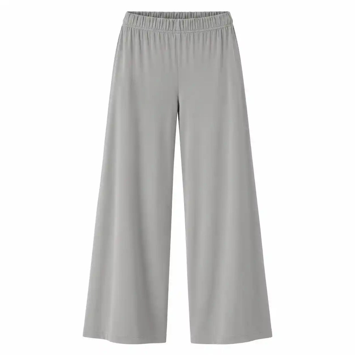 Pantaloni Donna 7/8 in Viscosa di Bamboo – Grigio Perla