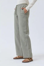 Pantalone in mussola di cotone bio 