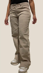 Pantaloni Donna Bio in Velluto Modello Slim