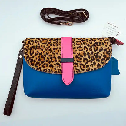 Borsa Soruka Pochette in stampa animalier