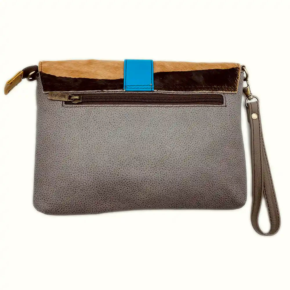 Borsa Pochette verde con tracolla
