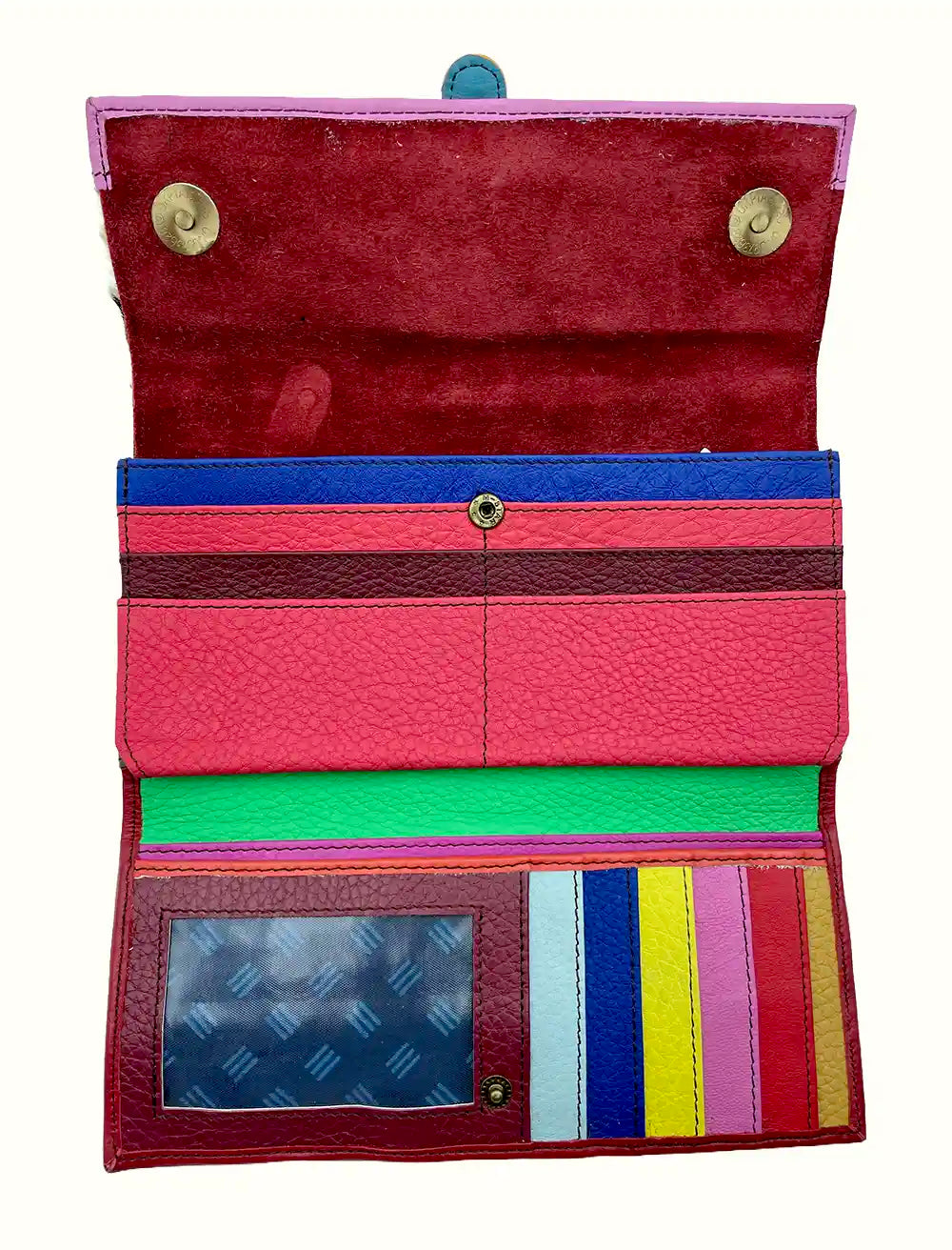 Portafoglio Donna con animalier in pelle riciclata