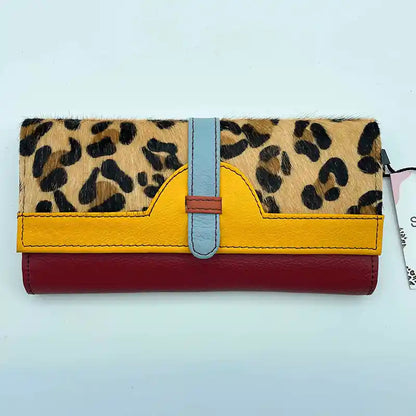 Soruka Bags Portafoglio Donna Grande con Animalier