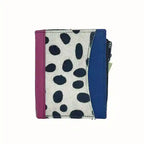 Portafoglio donna piccolo in pelle con zip