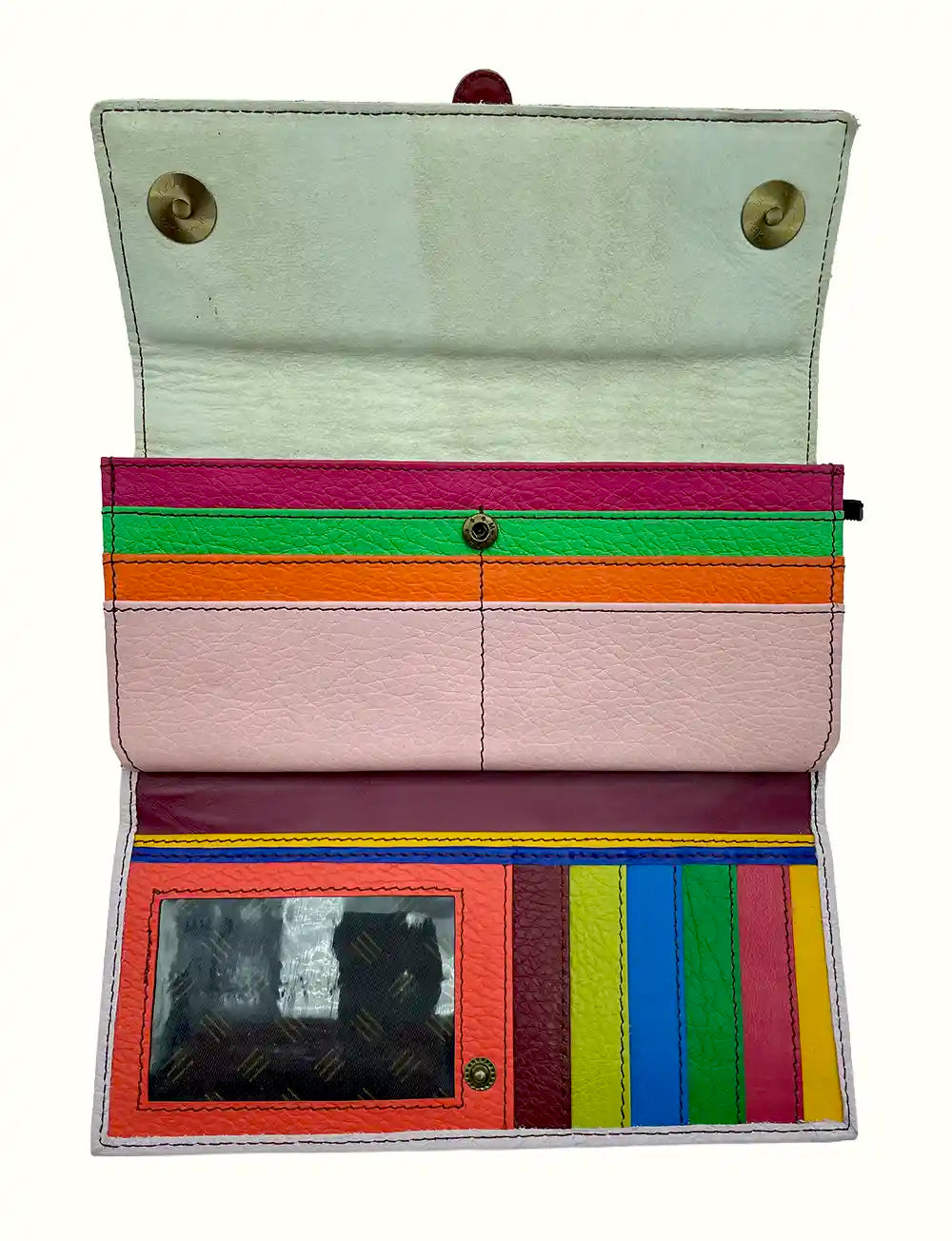 Portafoglio Donna con animalier in pelle riciclata