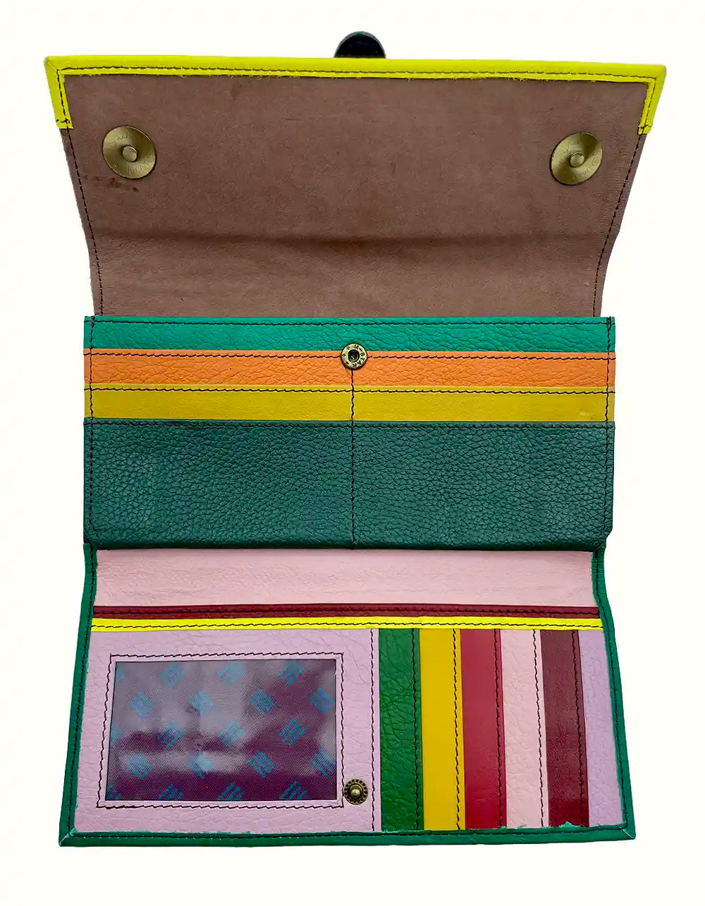 Portafoglio Donna con animalier in pelle riciclata