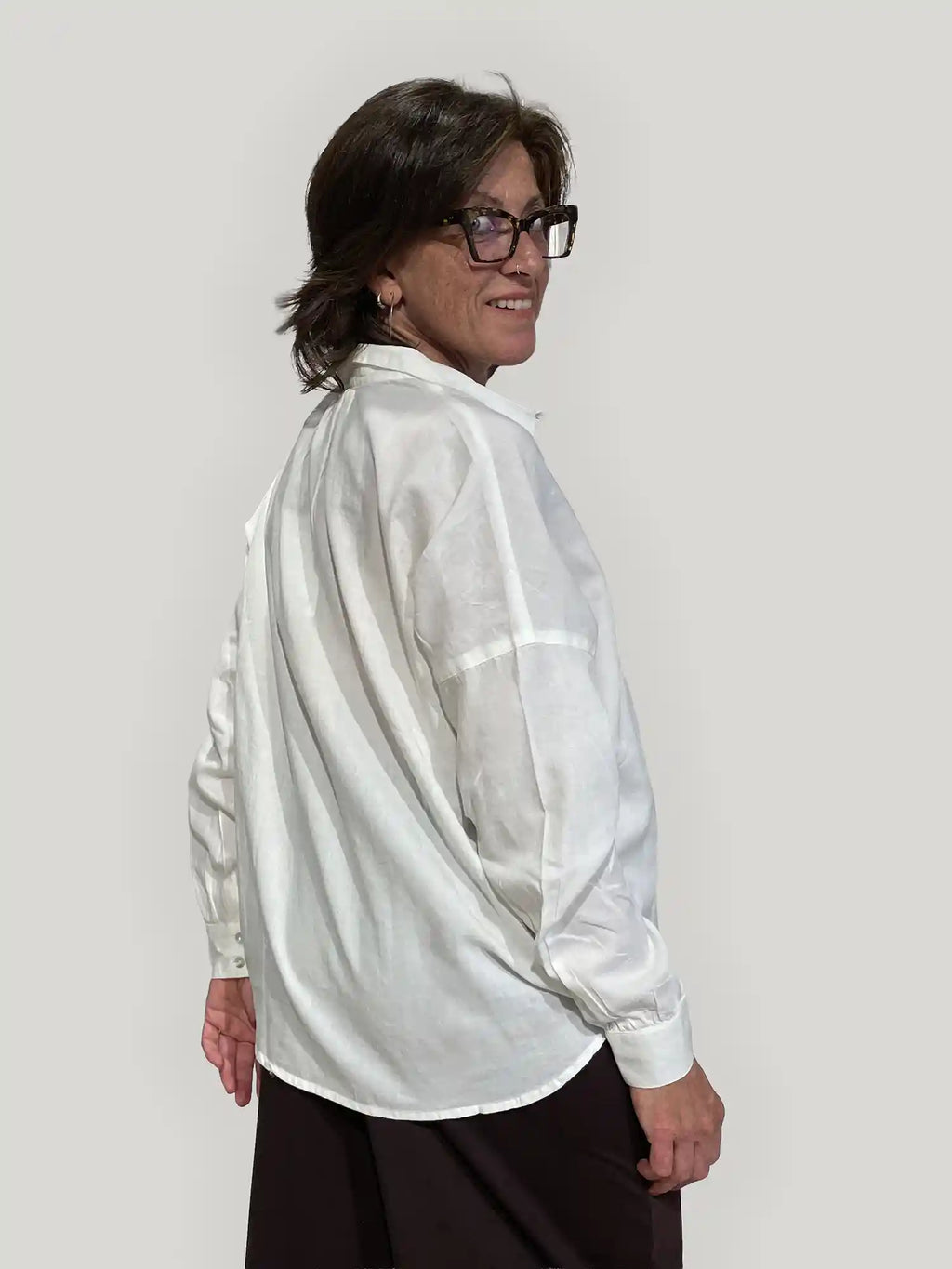 Camicia in Cotone Biologico GOTS - Bianca