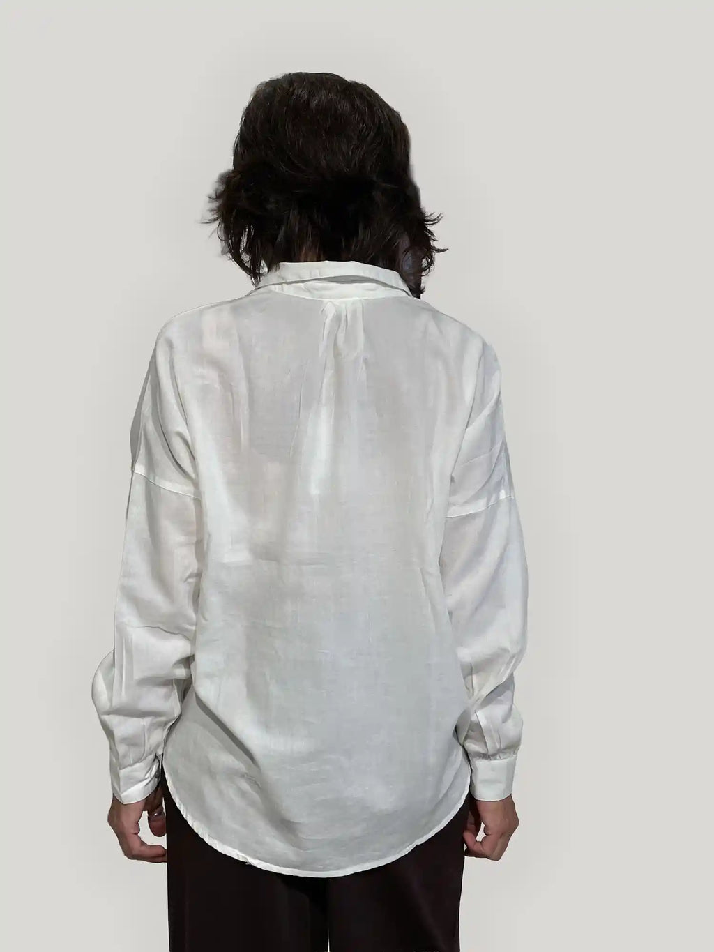 Camicia in Cotone Biologico GOTS - Bianca