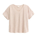 T-shirt a righe in cotone biologico