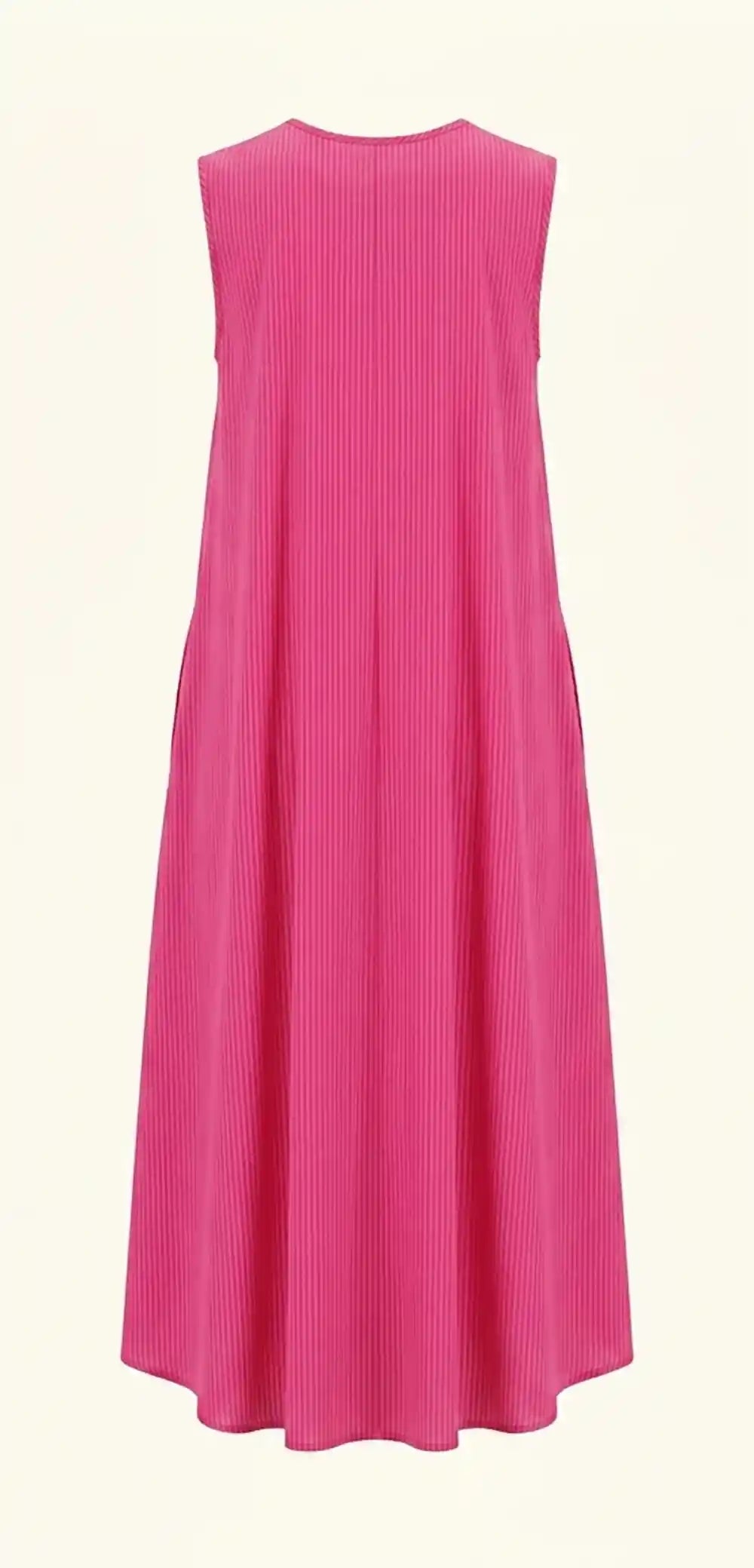 Vestito lungo in cotone indiano Fucsia