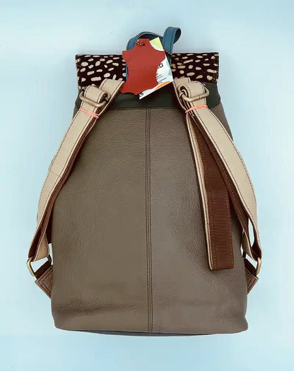 Zaino Backpack Pelle Liscia e Animalier