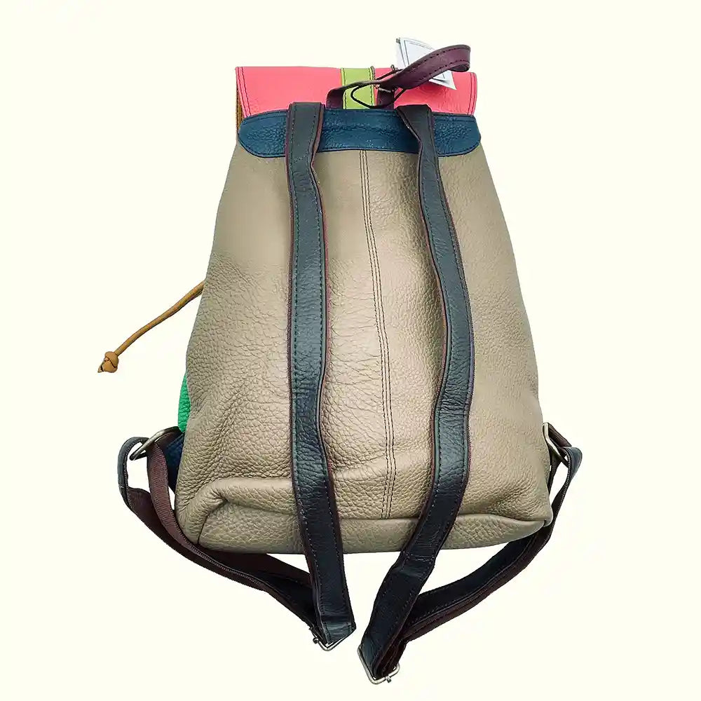 Zaino Backpack in Pelle Liscia