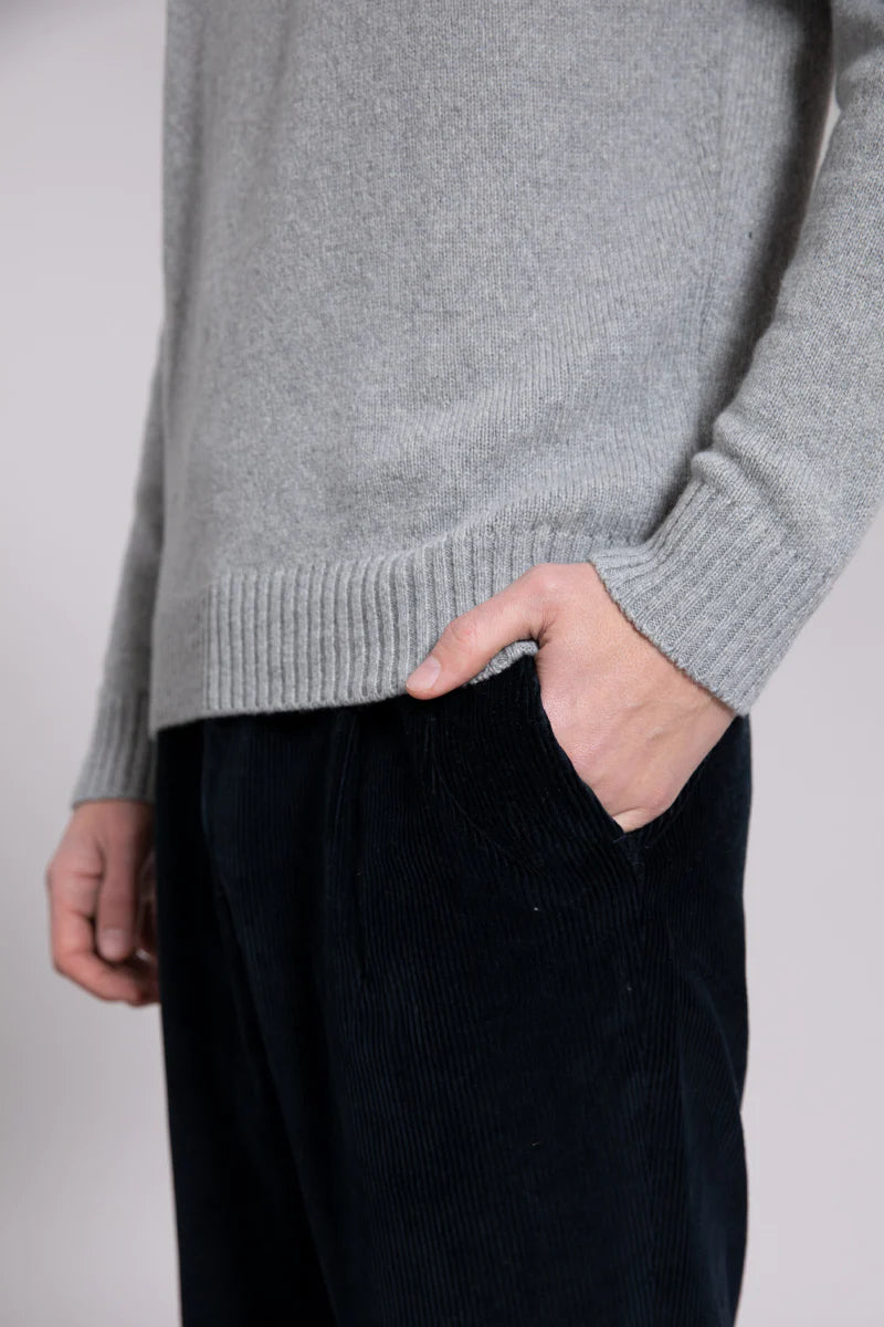 Maglia Uomo Cashmere rigenerato Rifò | Grigio
