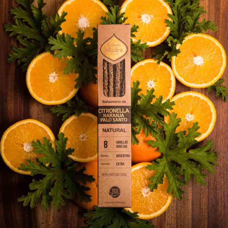 Incenso Naturale Sagrada Madre Arancia Citronella e Palo Santo
